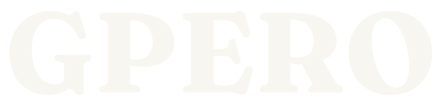 GPERO White Logo